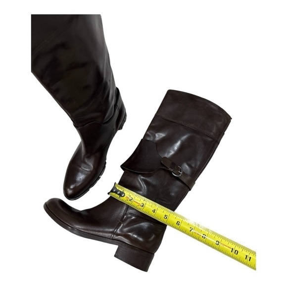 Vic Matie Harness Tall Riding Boot Espresso Brown size 36 US 6 made in Italy - Picture 11 of 13